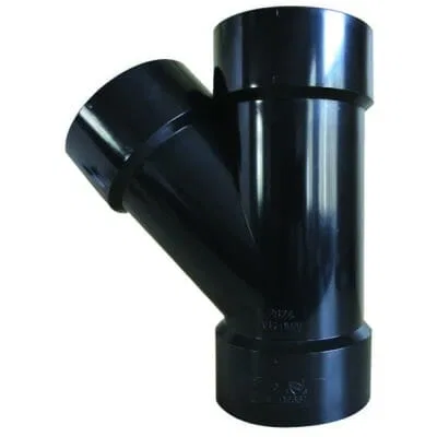 D50-2824 – VALTERRA LLC Sewer Waste Valve Fitting, Wye 3 Inch Hub Drain/ Waste/ Ventilation (DWV) Plastic
